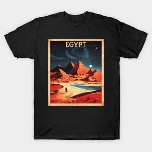 Egypt Vintage Poster Travel Tourism T-Shirt